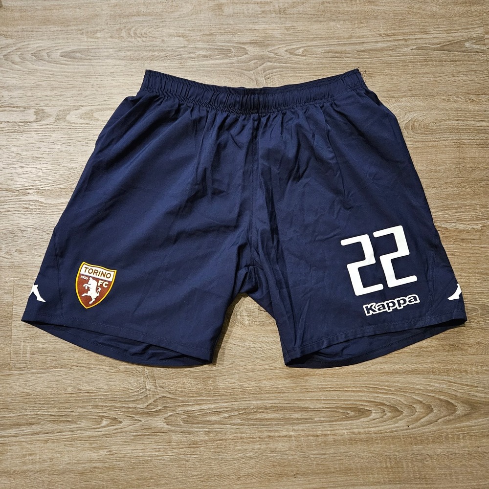 Torino FC Kappa Kombat #22 XXL Player Worn Soccer Football Shorts Italy
